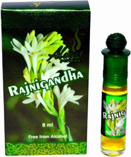 Almas Rajnigandha Special Pocket Floral Attar 8 ml pack of 2 Floral Attar