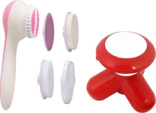 विब 603 5 IN 1 Beauty Face Massager With Compact Head & Neck Massager मसाज़र