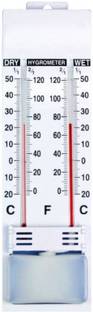 Shakuntla PSYCHROMETER Wet & Dry Bulb Hygrometer Humidity Temperature Meter All-in-One Analog Moisture Measurer