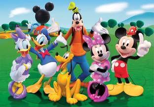 Mickey mouse donald duck daisy walt disney POSTER LARGE Print on 36x24 INCHES Fine Art Print