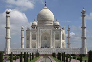 Beautiful Picture Of Taj Mahal Paper Print POSTER LARGE Print on 36x24 INCHES Fine Art Print