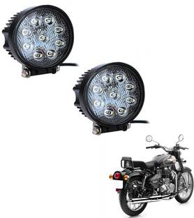 MOCKHE VLB-NS-ROU9LD2P-33 Headlight Motorbike LED for Royal Enfield (12 V, 27 W)