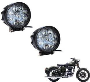 MOCKHE VLB-NS-ROU9LD2P-29 Btle Grn Headlight Motorbike LED for Royal Enfield (12 V, 27 W)