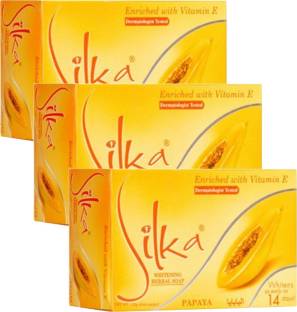 SILKA Whitening Herbal Soap 135g Pack Of 3