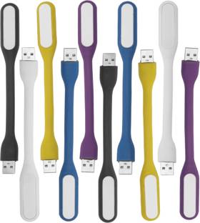 Flipkart SmartBuy Portable and Flexible for Notebook, Laptop, Power Bank (Multi-color Pack of 10) USB Led Light