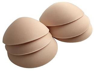 BOLDNYOUNG Cotton Cup Bra Pads (Pack of 3 , One pair) Cotton Cup Bra Pads