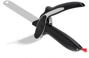 KITCHEN INDIA 2 in 1Steel Clever Cutter Multifunction Kitchen Vegetable Fruit Meat Knife Cutter Chopper Slicer Vegetable & Fruit Slicer
