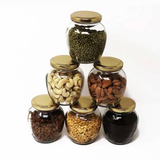 Jay Shree Enterprise Glass Grocery Container  - 350 ml