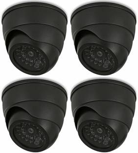 Cpixen 4Pack Dome Dummy Fake Infrared IR CCTV Surveillance Security Cameras Security Camera