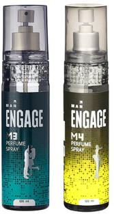 Engage M3 and M4 Perfume Spray For Men 120ml Each (Pack of 2) Perfume  -  240 ml