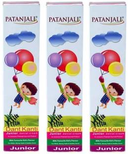 PATANJALI Dant Kanti Junior - 100g (Pack of 3) Toothpaste
