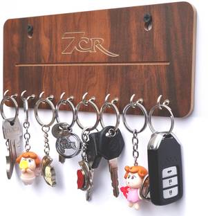 7CR Key holder-FL (WB) Wood Key Holder