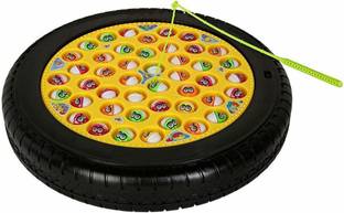 Lattice Musical Tyre Fishing Game Toy Party & Fun Board Game