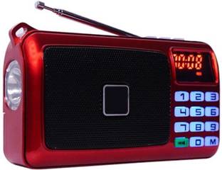CRETO SM-53 Portable Digital Radio Fm With Torch USB/AUX/SD Card Player FM Radio