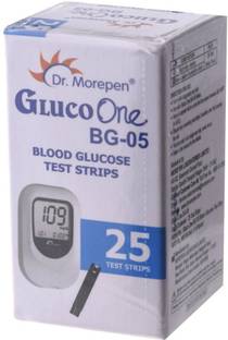 Dr. Morepen GlucoOne BG 05 25 Glucometer Strips