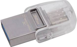 KINGSTON 32GB PENDRIVE OTG TYPE-C 3.1 32 GB OTG Drive Compatible with Desktop Computer, Mobile, Tablet, Laptop USB 3.1 Metal Case