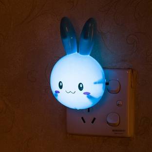 Skylofts Rabbit LED Night Lamp Plug in Lamp Wall Socket Night Light Home Decoration Night Lamp