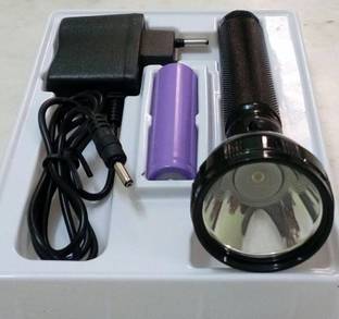 AKR SUPER 8970 HIGH POWER FLASHLIGHT Torch Torch (Black : Rechargeable) Torch