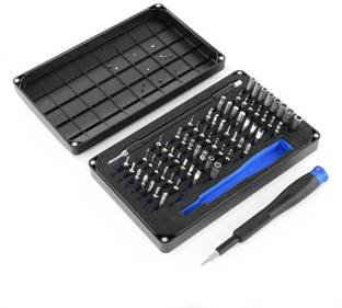 Breewell NA 64 in 1 Multi Functional Screwdriver Set Precision Repair Tools - Black Screwdriver Bit Set