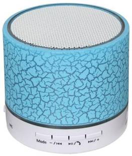 RHONNIUM ® A9 Mini Wireless Portable Bluetooth Speaker With LED and Build-in Mic 3 W Bluetooth Speaker