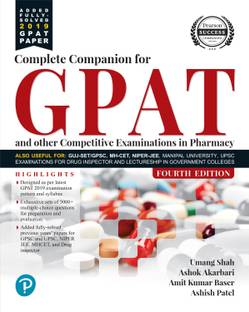 Complete Companion for Gpat and Other Entrance Examination in Pharmacy