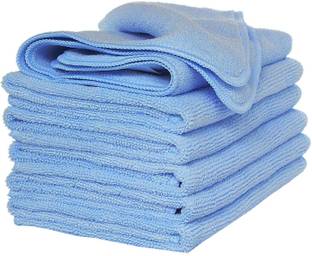 Sheen Blue,30X40CM,250GSM,PK6 Dry Microfiber Cleaning Cloth