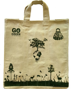 canvas vegetable bolsas