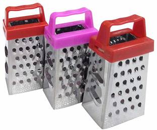 Right Products Stainless Steel 4 Sided Multi Purpose 4 in 1 Slicer and Grater Vegetable & Fruit Grater