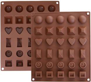 Allmart Enterprise Silicone Chocolate Mould 30 Cavity Chocolate Mould