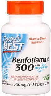 Doctor's Best Benfotiamine with BenfoPure, 300 mg, 60 Veggie Caps