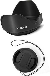 BOOSTY 55mm Lens Hood Flower Shape for ALPHA 18-55MM (WITH LENS CAP)  Lens Hood