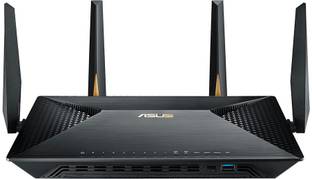 ASUS BRT-AC828 Wireless Router 2.4 GHz, 5 GHz 2600 Mbps Wifi Speed Dual Band External Antenna Access P...