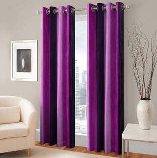 Brother Industries 154 cm (5 ft) Polyester Semi Transparent Window Curtain (Pack Of 2)