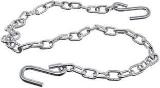 PMW Stainless Steel - 2 x S Hooks + 3 Ft Links Chain - Capacity 250 Kilos Hook Rail 1