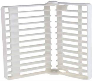 WOLBLIX Plate Kitchen Rack Plastic Folding Plastic Kitchen Dish Rack Stand Plate Holder Plastic Kitchen Rack