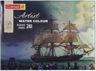 Camlin Kokuyo Artist 5ml Water Color Tube - 24 Shades (Multicolor)