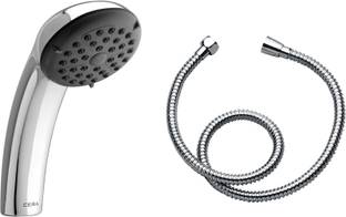 CERA - Hand Shower 90 mm (4 Inches) dia with 125 mm (5 Inches) Long Arm with Shower Tube 1.5 Meter Flexible Shower Head
