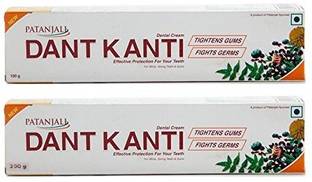 PATANJALI Dant Kanti Toothpaste Pack of 200 g & 100g Toothpaste