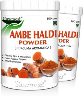 Rawmest Pure Ayurvedic Natural Ambe Haldi Wild Kasturi Manjal Turmeric Powder