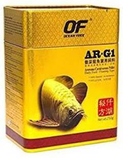Ocean Free AR-G1 Arowana Food 250gm 0.25 kg Dry New Born, Young, Adult Fish Food