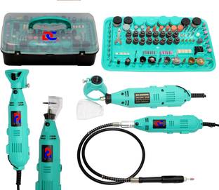 Digital Craft HEAVY DUTY 400PCS Multifunctional Mini Rotary Tool Die Grinder Tool Kits with flexible shaft Rotary Tool