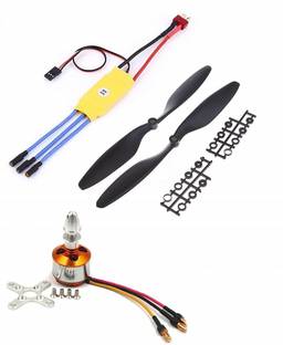 INVENTO BLDC Brushless Motor A2212 930KV 30A ESC 1045 Propeller Set Motor Control Electronic Hobby Kit