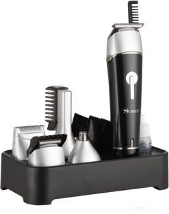 Surker 5 in 1 Hair Clipper Rechargeable Cordless Grooming Kit for Men Beard Trimmer Nose Hair Trimmer Dual Shaver Body Trimmer Precision Trimmer Waterproof Trimmer 40 min  Runtime 4 Length Settings