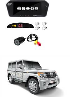 AYW AYW 7 inches Car Rear View Full HD Touch Mirror Mount Screen with Camera and white sensors for Mahindra Bolero Black, White LED