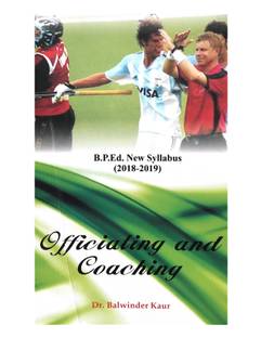 Officiating and Coaching