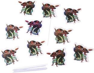 FUNCART Multicolor Moana cake topper (10pcs/pack)
