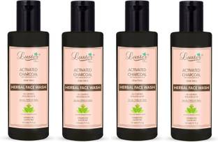 Luster Activated Charcoal (AloeVera) Herbal Face Wash