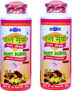 HAPDCO DANTSURYA DENTAL POWDER-PACK OF 2