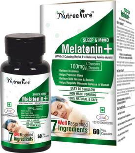 Nutree Pure Melatonin Plus Non Habit Forming Sleep Aid Supplement
