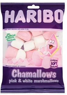 Haribo Chamallows Pink And White Regular Marshmallow